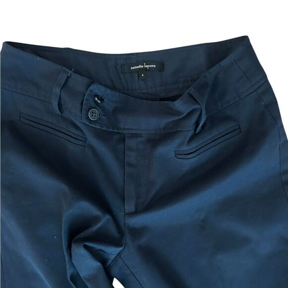 Nanette Lepore Navy Pants Trousers Size 4 - Picture 7 of 8
